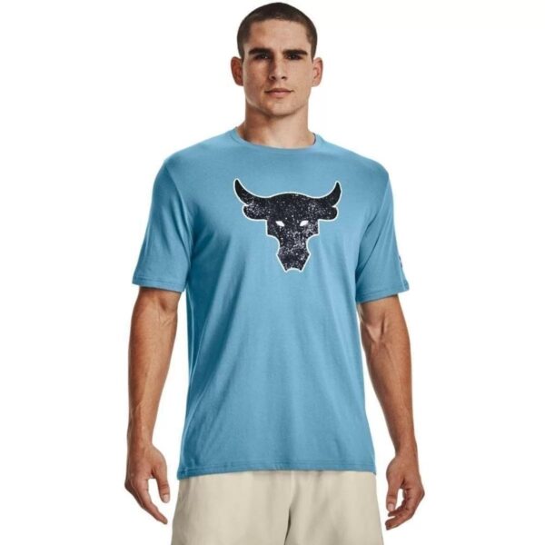 Camiseta Under Armour - Project Rock Brahma Bull Azul - Strong Monkey