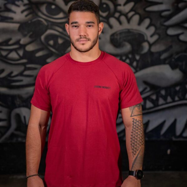 Camiseta Strong Monkey - Big Logo Vinho