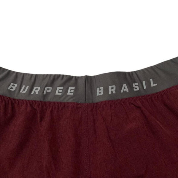 Short Flex Burpee Brasil - Bordô