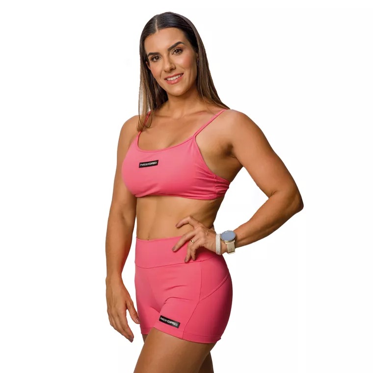 SHORTS EMPINA BUMBUM 24.3 CORAL