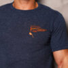 Camisa T-Shirt Burpee Brasil Rope Style – Navy & Orange