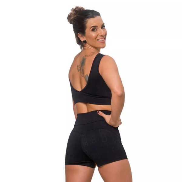 SHORTS EMPINA PRETO AMRAP