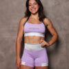 Short Burpee Brasil Jumpper – Lilac Silver Glow