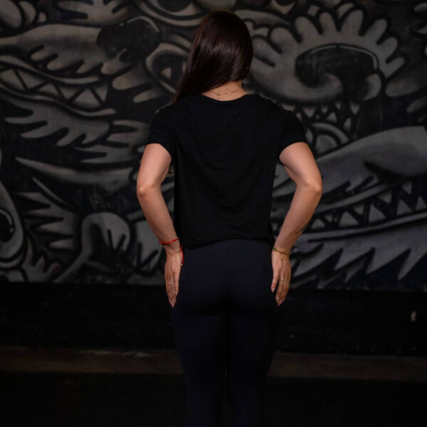 Cropped Strong Monkey - Black