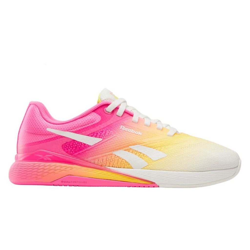 Tênis Reebok Nano XV - ChalkAtomic PinkGolden Haze