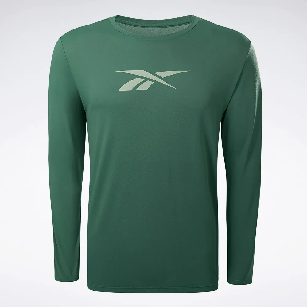 Camiseta Reebok Manga Longa- Utility Verde