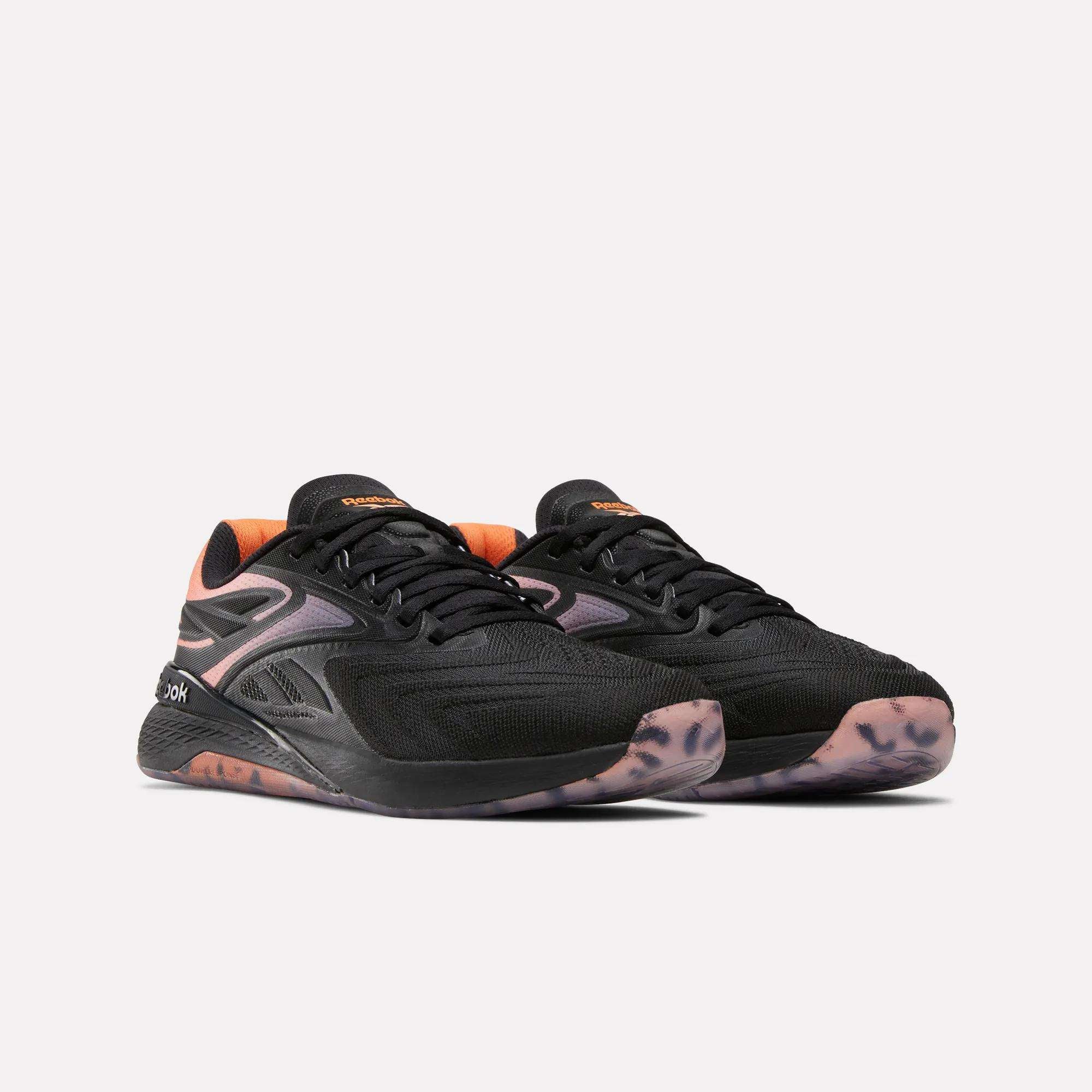Tênis Reebok Nano XV Edge - Black/Arena Orange/Future Peach - Imagem 4
