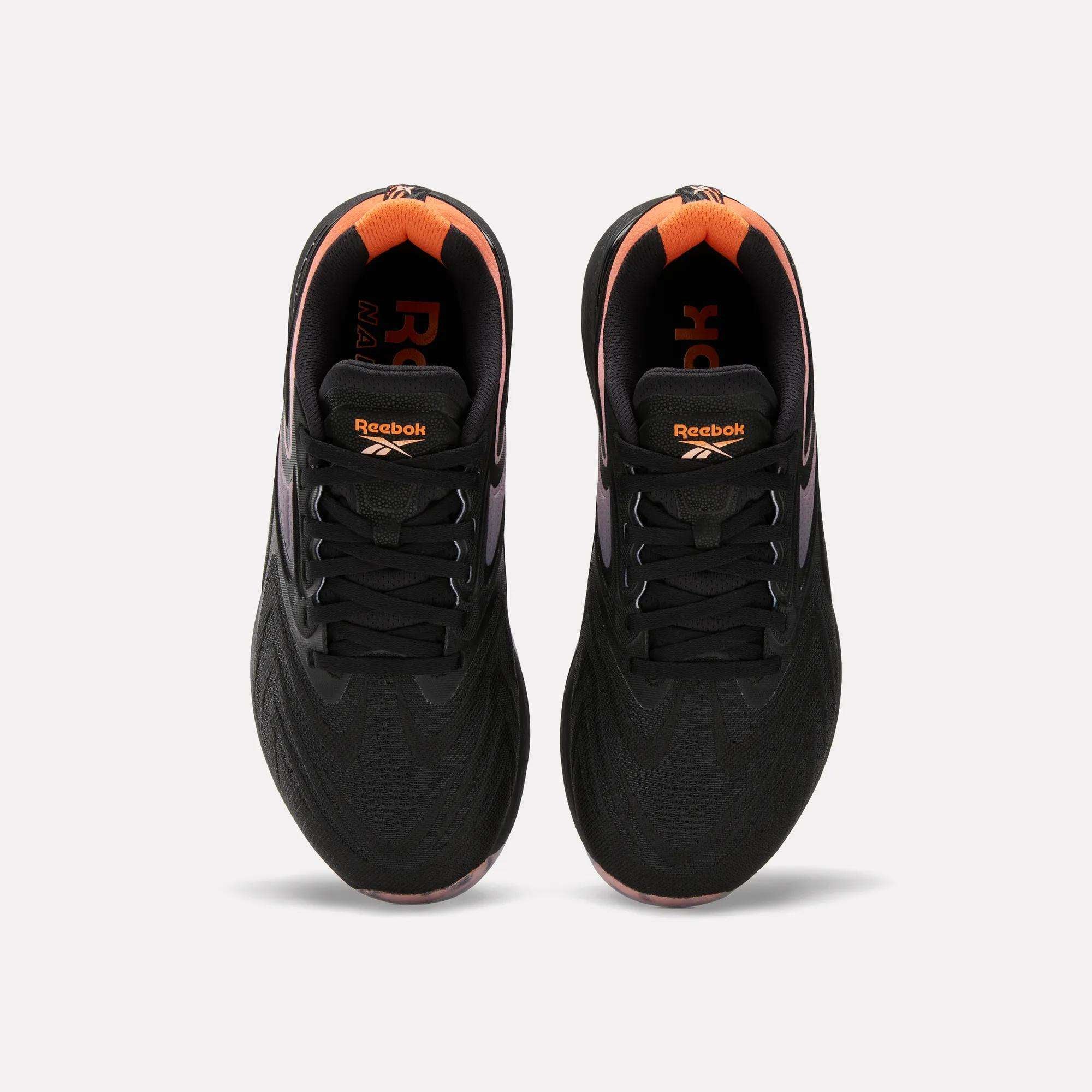 Tênis Reebok Nano XV Edge - Black/Arena Orange/Future Peach - Imagem 7