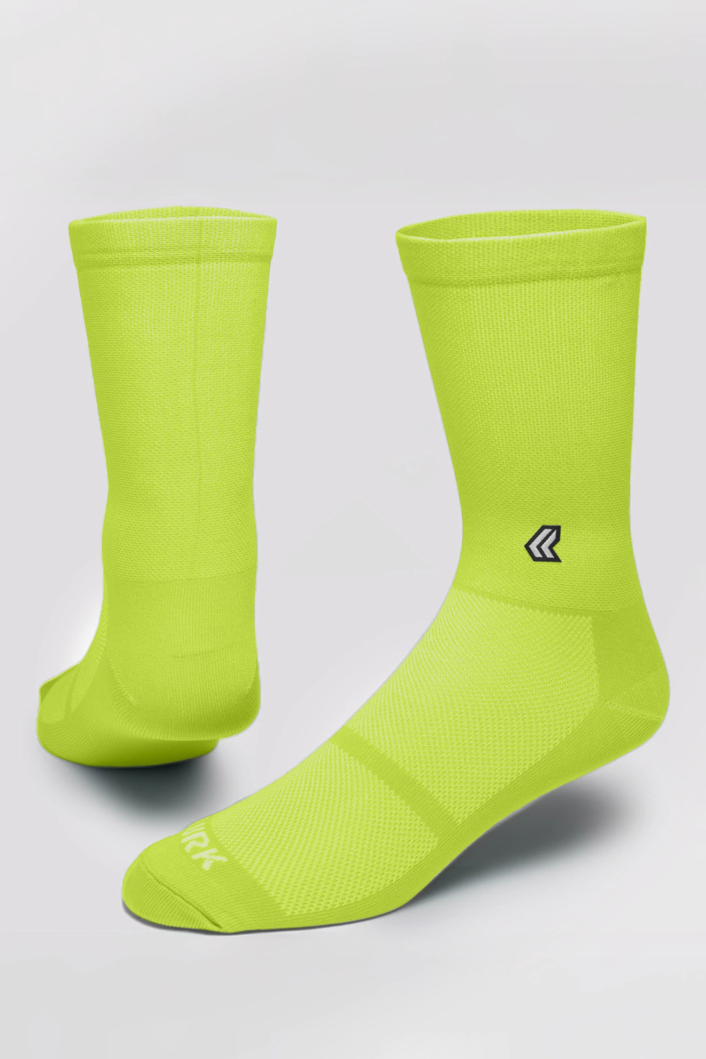 Meia Poliamida Lurk Cano Médio – Performance Amarelo Neon