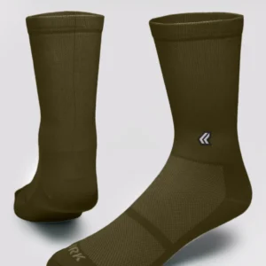 Meia Poliamida Lurk Cano Médio – Performance Verde Musgo