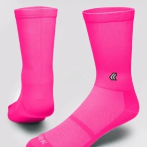 Meia Poliamida Lurk Cano Médio  – Performance Rosa Neon