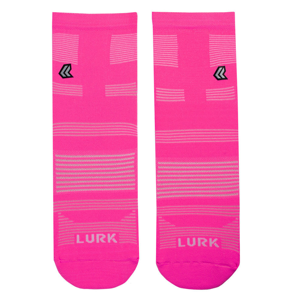 Meia Superfresh Lurk Cano Curto – Rosa Neon - Imagem 2