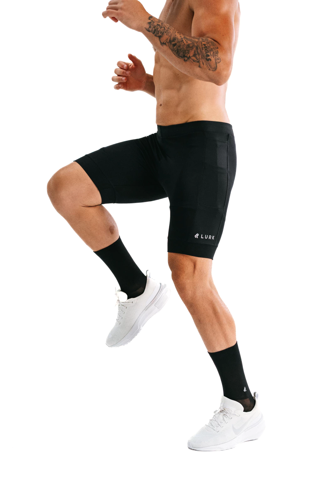 Short de Corrida Lurk 5 bolsos - Preto