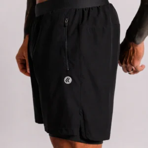 Shorts V4 2 em 1 Lurk Preto