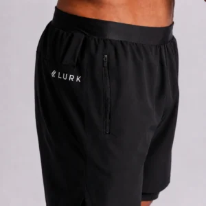 Shorts V3s 2 em 1 Lurk Preto