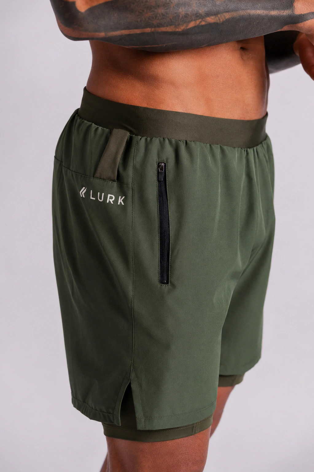 Shorts V4 2 em 1 Lurk Verde - Imagem 5