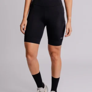 Bermuda Feminina de Corrida Lurk 7 bolsos - Preta