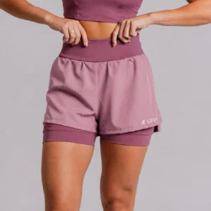 Shorts Core Lurk 2 em 1 - Mauva
