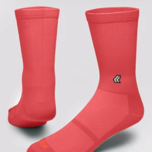 Meia Poliamida Lurk Cano Médio – Performance Rosa Sunset