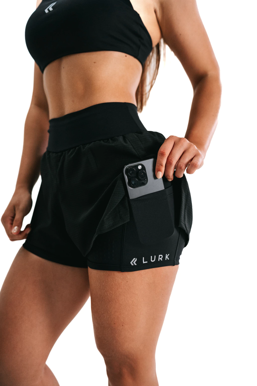 Shorts Essence Lurk 2 em 1 Preto - Imagem 3