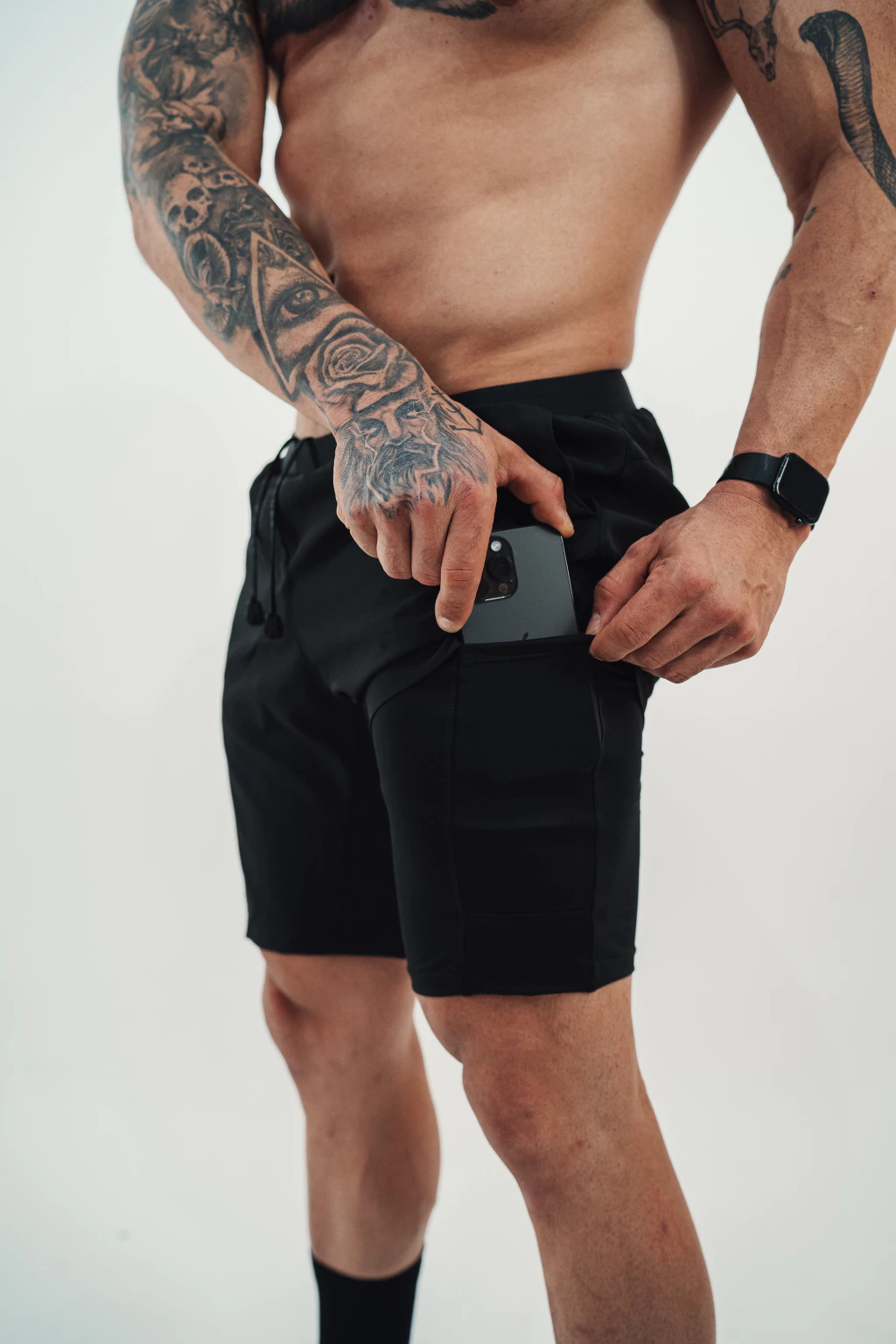 Shorts V3s 2 em 1 Lurk Preto - Imagem 4